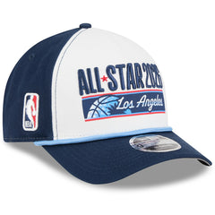 2026 NBA All-Star Game A-Frame 9FORTY Adjustable Hat White/Navy - New Era