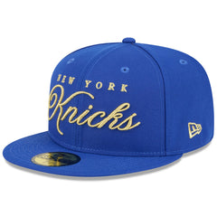 New York Knicks 2026 NBA All-Star Game Script 59FIFTY Fitted Hat Blue - New Era