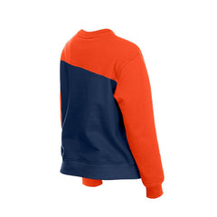 Detroit Tigers New Era Women's Gameday Fleece Sweatshirt - Navy/Orange Sweatshirts