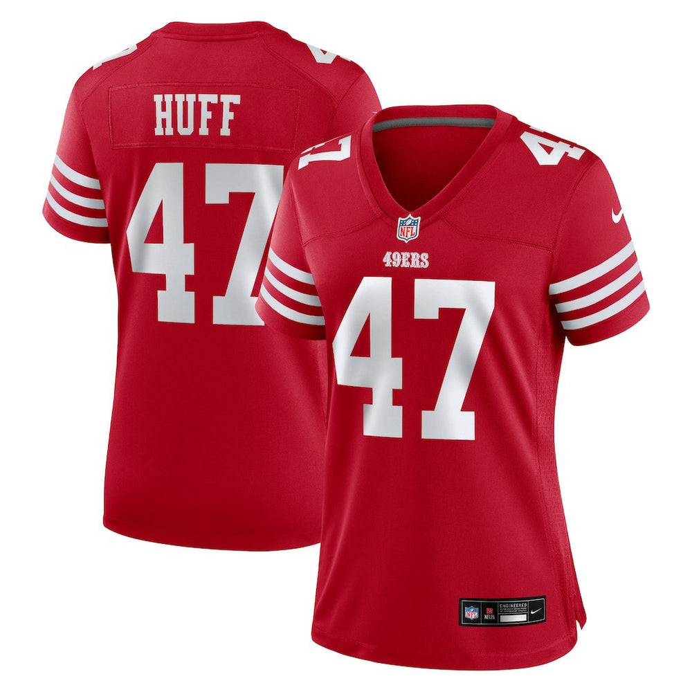 Bryce Huff San Francisco 49ers Women's Team Game Jersey - Scarlet Jerseys