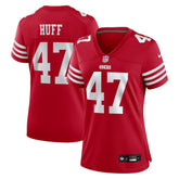 Bryce Huff San Francisco 49ers Women's Team Game Jersey - Scarlet Jerseys