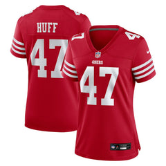 Bryce Huff San Francisco 49ers Women's Team Game Jersey - Scarlet Jerseys