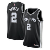 Dylan Harper San Antonio Spurs Unisex 2025 NBA Draft First Round Pick Swingman Jersey Icon Edition Black - Nike outlet