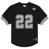 Emmitt Smith Dallas Cowboys Retired Player Name & Number Mesh Top - Black Tops