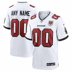 Tampa Bay Buccaneers 50th Season Custom Game Jersey - White Jerseys