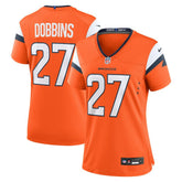 J.K. Dobbins Denver Broncos Women's Team Game Jersey - Orange Jerseys