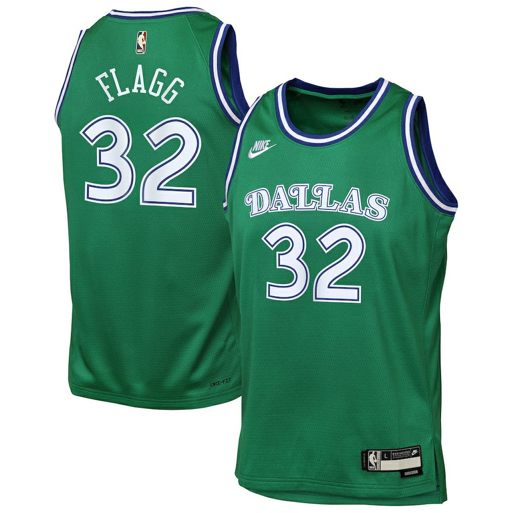 Cooper Flagg Dallas Mavericks Youth Swingman Jersey Classic Editi- Green - Nike