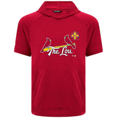St. Louis Cardinals Levelwear City Connect Phase Core Logo Pullover Hoodie T-Shirt - Red Hoodies