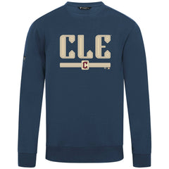 Cleveland Guardians Levelwear City Connect Zane Back Splash Sweatshirt - Navy Sweatshirts