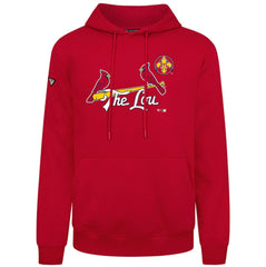 St. Louis Cardinals Levelwear City Connect Podium Core Logo Pullover Hoodie - Red Hoodies