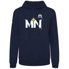Minnesota Twins Levelwear City Connect Podium Core Logo Pullover Hoodie - Navy Hoodies
