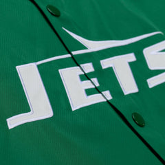 New York Jets Coaches Full-Snap Hooded Windbreaker Jacket - Green Jackets