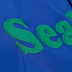 Seattle Seahawks Coaches Full-Snap Hooded Windbreaker Jacket - Royal Jackets