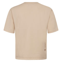 Cincinnati Reds Levelwear Oversized Luxe Signature Knit Buckler T-Shirt - Khaki T-shirts