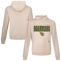 Cleveland Guardians Levelwear Relay Protect Pullover Hoodie - Khaki Hoodies