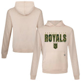 Kansas City Royals Levelwear Relay Protect Pullover Hoodie - Khaki Hoodies
