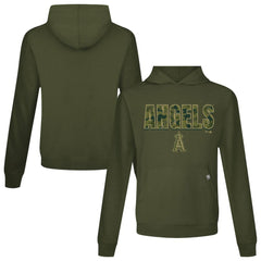 Los Angeles Angels Levelwear Relay Protect Pullover Hoodie - Green Hoodies