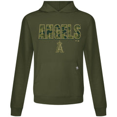 Los Angeles Angels Levelwear Relay Protect Pullover Hoodie - Green Hoodies