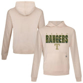 Texas Rangers Levelwear Relay Protect Pullover Hoodie - Khaki Hoodies