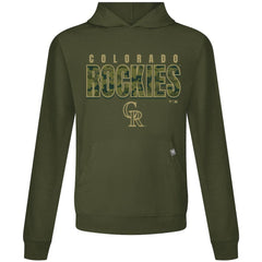 Colorado Rockies Levelwear Relay Protect Pullover Hoodie - Green Hoodies