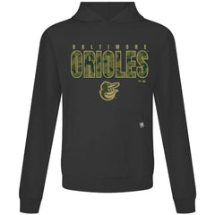 Baltimore Orioles Levelwear Relay Protect Pullover Hoodie - Black Hoodies