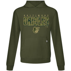 Baltimore Orioles Levelwear Relay Protect Pullover Hoodie - Green Hoodies
