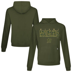 Miami Marlins Levelwear Relay Protect Pullover Hoodie - Green Hoodies