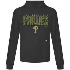 Philadelphia Phillies Levelwear Relay Protect Pullover Hoodie - Black Hoodies