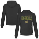 Washington Nationals Levelwear Relay Protect Pullover Hoodie - Black Hoodies