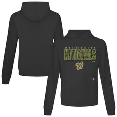 Washington Nationals Levelwear Relay Protect Pullover Hoodie - Black Hoodies
