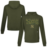 New York Yankees Levelwear Relay Protect Pullover Hoodie - Green Hoodies