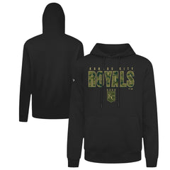 Kansas City Royals Levelwear Podium Protect Pullover Hoodie - Black Hoodies