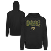 Washington Nationals Levelwear Podium Protect Pullover Hoodie - Black Hoodies