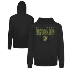 Baltimore Orioles Levelwear Podium Protect Pullover Hoodie - Black Hoodies