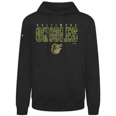 Baltimore Orioles Levelwear Podium Protect Pullover Hoodie - Black Hoodies