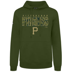 Pittsburgh Pirates Levelwear Podium Protect Pullover Hoodie - Green Hoodies