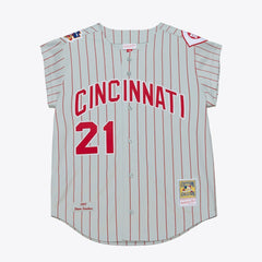Deion Sanders Cincinnati Reds Mitchell & Ness 1997 Authentic Jersey - Gray Jerseys