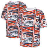 Houston Astros Outerstuff Youth All-Over Pennant T-Shirt - Orange T-shirts