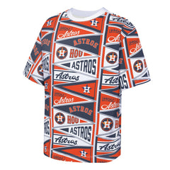 Houston Astros Outerstuff Youth All-Over Pennant T-Shirt - Orange T-shirts