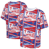 Philadelphia Phillies Outerstuff Youth All-Over Pennant T-Shirt - Red T-shirts