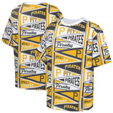 Pittsburgh Pirates Outerstuff Youth All-Over Pennant T-Shirt - Yellow T-shirts