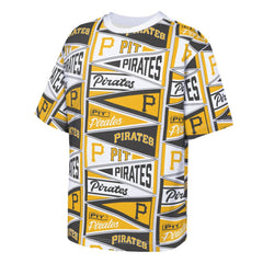 Pittsburgh Pirates Outerstuff Youth All-Over Pennant T-Shirt - Yellow T-shirts