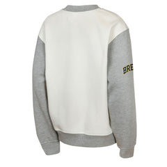Milwaukee Brewers Outerstuff Youth Big League Power Hit Fleece Sweatshirt - Cream/Gray Sweatshirts
