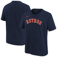 Houston Astros Nike Youth Wordmark T-Shirt - Athletic Navy T-shirts