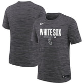 Chicago White Sox Nike Youth Authentic Collection Velocity Dri-FIT T-Shirt - Black T-shirts