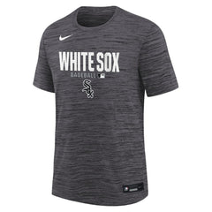 Chicago White Sox Nike Youth Authentic Collection Velocity Dri-FIT T-Shirt - Black T-shirts