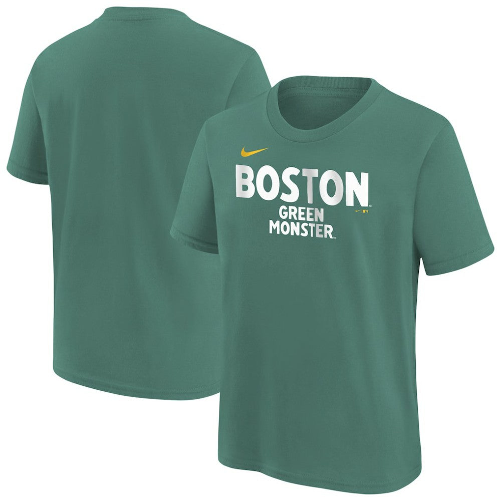 Boston Red Sox Nike Youth City Connect Wordmark T-Shirt - Green T-shirts
