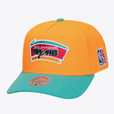 San Antonio Spurs Hardwood Classics Legendary Away Pro-Pinch Adjustable Hat Orange - Mitchell & Ness outlet