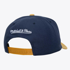 Denver Nuggets Legendary Home Pro Pinch Snapback Hat Navy - Mitchell & Ness