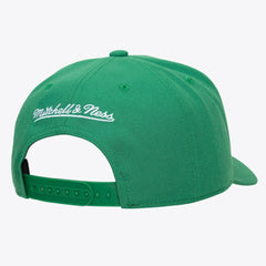 Boston Celtics Legendary Home Pro Pinch Snapback Hat Kelly Green - Mitchell & Ness